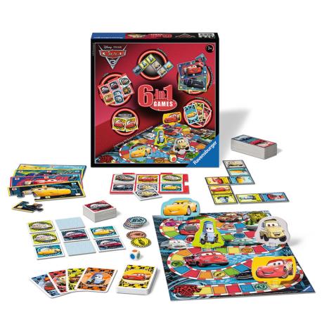 Disney Cars 6-in-1 Game Set Extra Image 1
